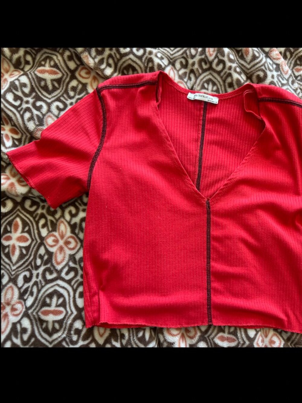 Zara Soft Red Tee